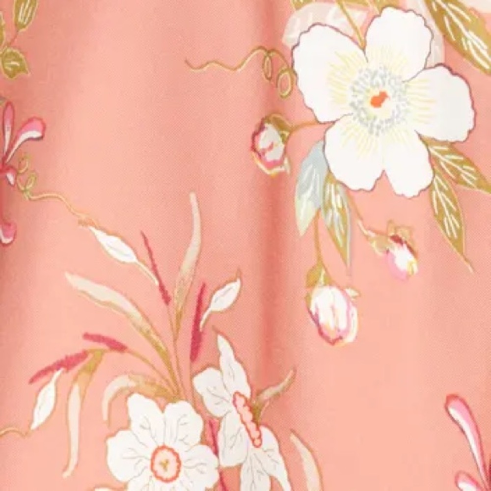 Rebecca Taylor Lita Floral Print Silk Blend Dress - Picture 4 of 8